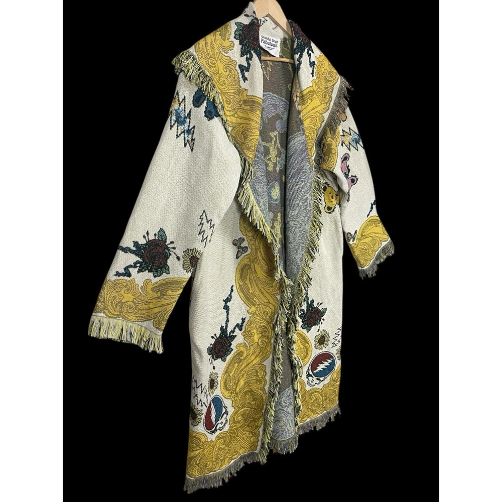 Grateful Dead Fabulous Blanket Yacht Coat Size M/L Deadhead Fringe Baroque RARE - Picture 9 of 16
